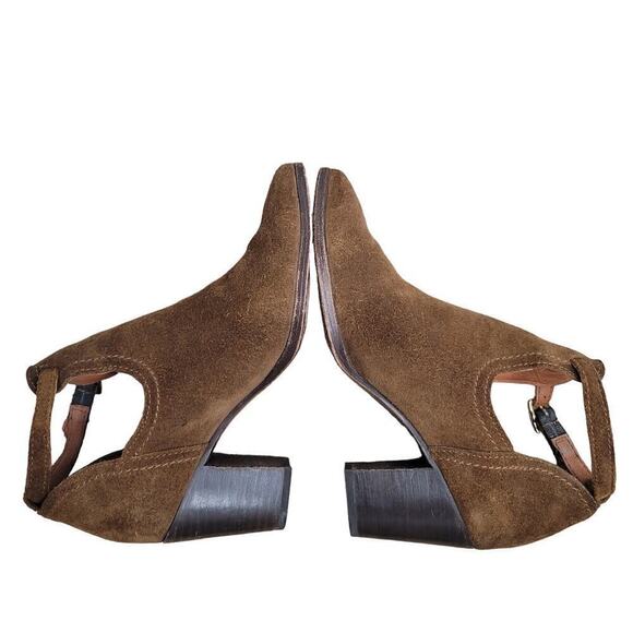 Frye Womens Meghan Suede Shooties Chestnut Size 7.5 B US - Picture 5 of 9